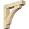 Ekena Millwork Legacy Block Rough Sawn Bracket w/ Offset Brace, Douglas Fir, 8"W x 38"D x 38"H BKT0806X38X38LEC05RDF - alternate 1